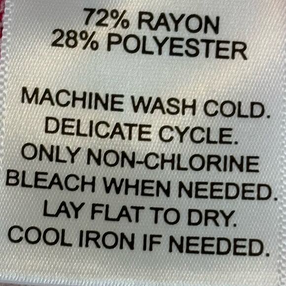 Calligraphie NWT White Fuchsia Short Sleeve Seeater Sz L - Picture 7 of 7